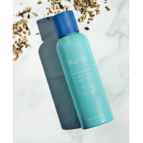 NEW Nuria Hydrate Moisturizing Toner + Replenishing Biocellulose Maskface Care - Picture 3 of 11
